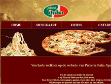 Tablet Screenshot of pizzeriaitalia-apeldoorn.nl